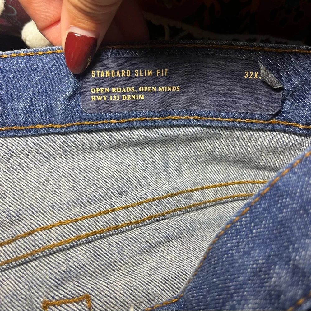 Roark HWY‎ 133 Denim Standard Slim Fit Jeans Mens Size 32x32 Blue
